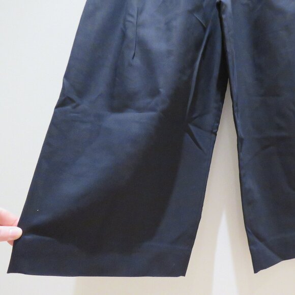 COS Pleat Front Wide Cropped Barrel Leg Trouser Pants Minimalist - Size US 6 - Picture 5 of 13